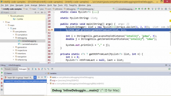 IntelliJ IDEA 14.1でビルトインデコンパイラが向上 のスクリーン ショット